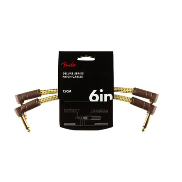 Cable Fender Deluxe Plug A Plug Parcheo 15 Cm (2 Pzas), 0990820088
